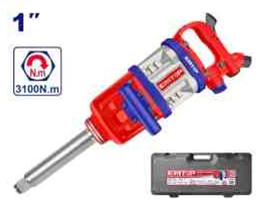 Professional Heavy Duty Air Impact Wrench 3600rpm Motor 3100Nm Max Torque - 1/2 inch Square Drive Industrial Pneumatic Impact Wrench Tool 36Cfm Air Consumption Fastening